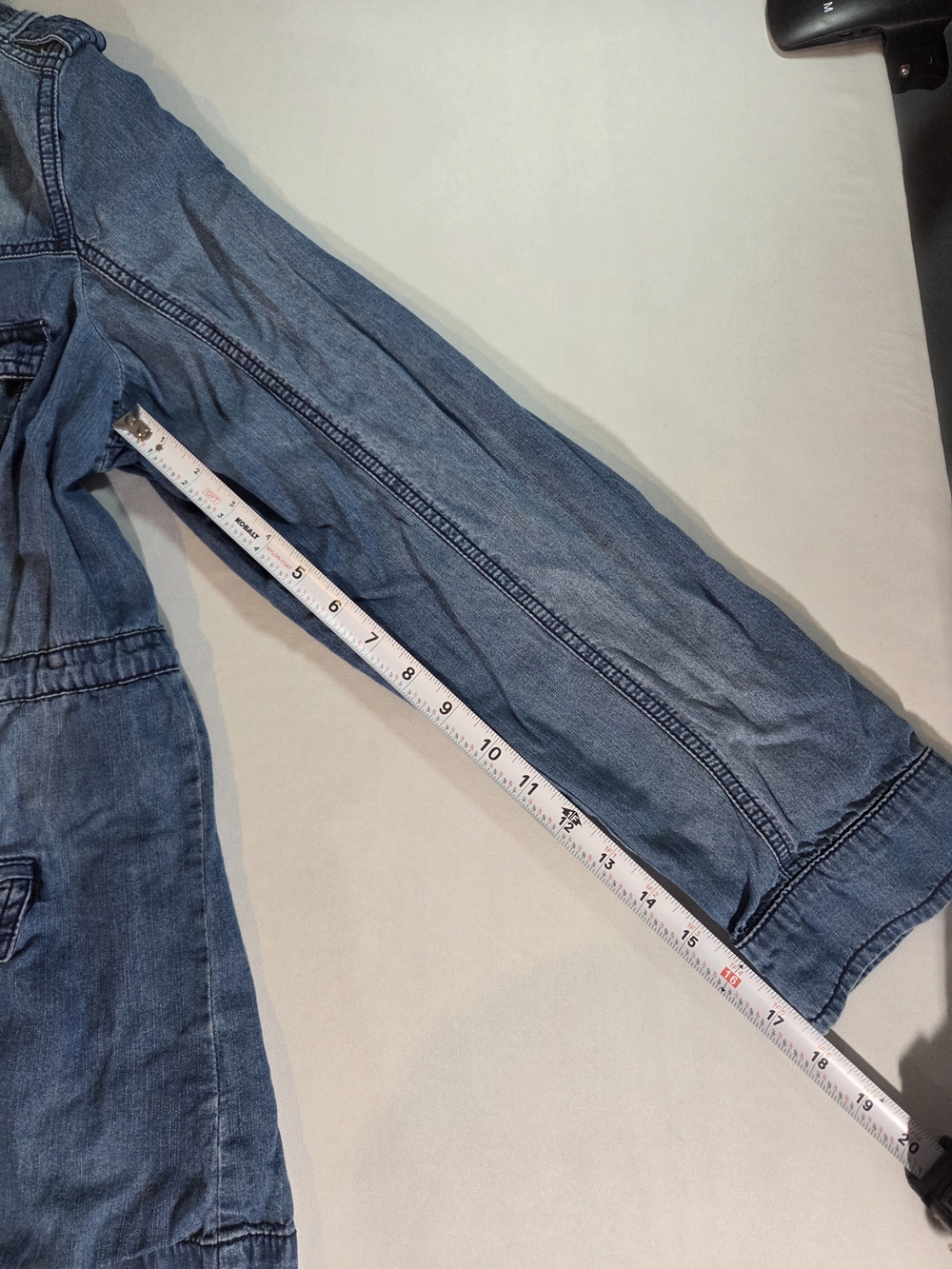 Maurices Light Blue Denim Utility Jacket - Women's Casual Coat - Picture 4 of 6